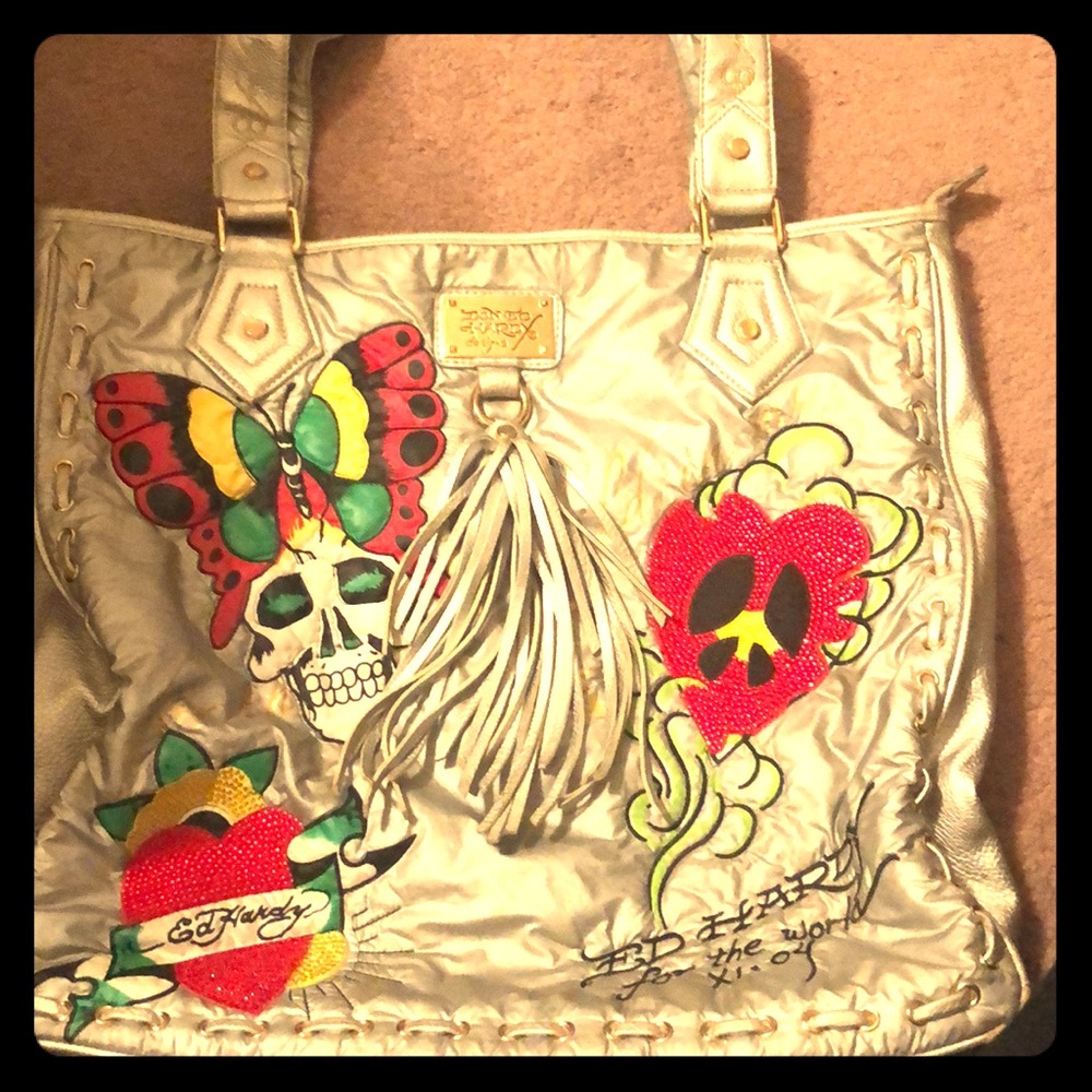 Ed hardy overnight bag
